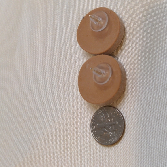 🍑Friendly Emoji Smiley Face Earrings One Size - Picture 4 of 10